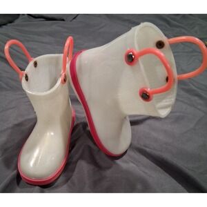 Andrea Baby Girl Rain Boots Unicorn Theme Made in Mexico Size 14‎ MX